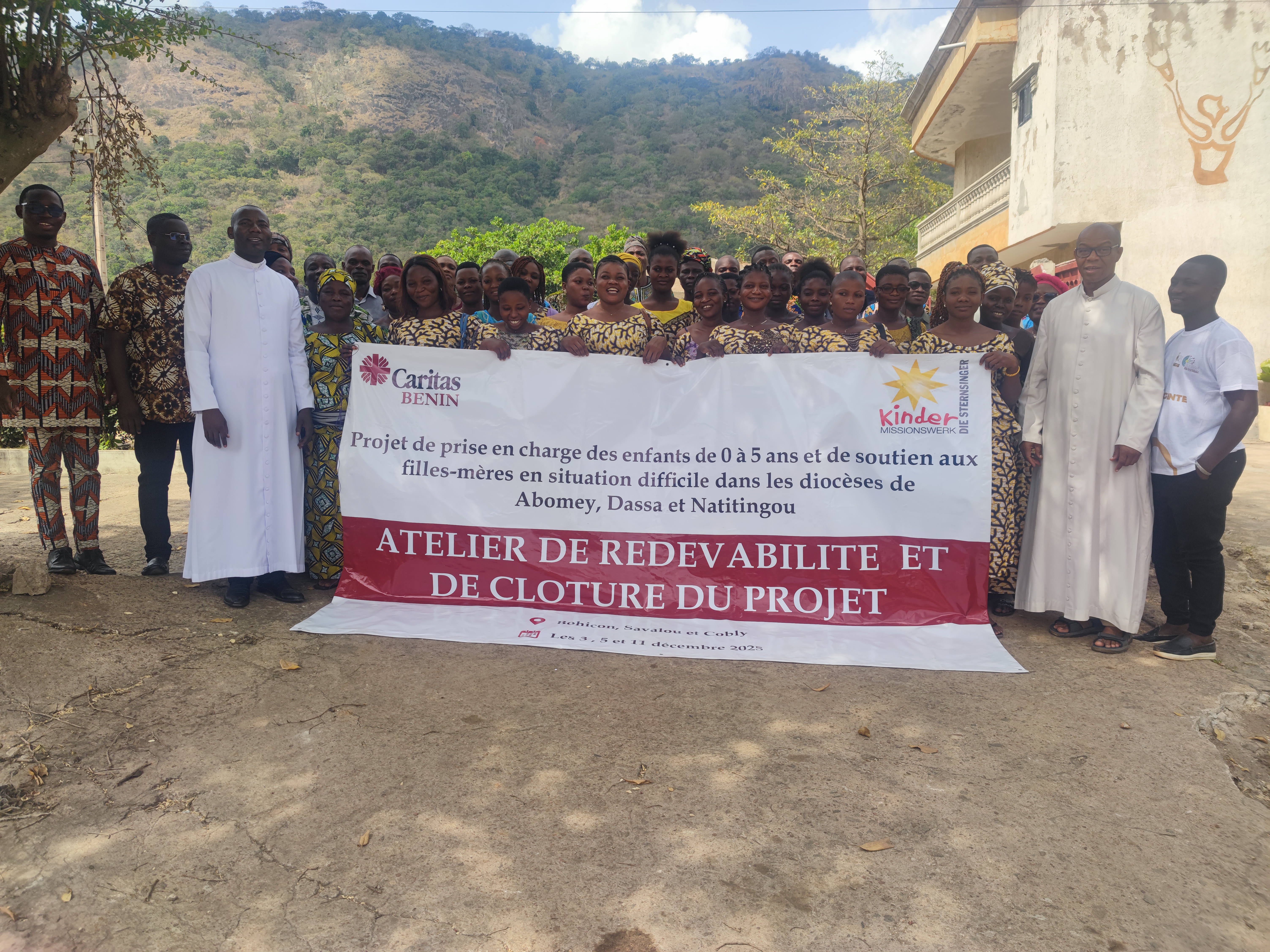 Fin de la phase 1 du projet de soutien aux bébés des filles-mères dans les diocèses d’Abomey, Dassa-Zoumè et Natitingou