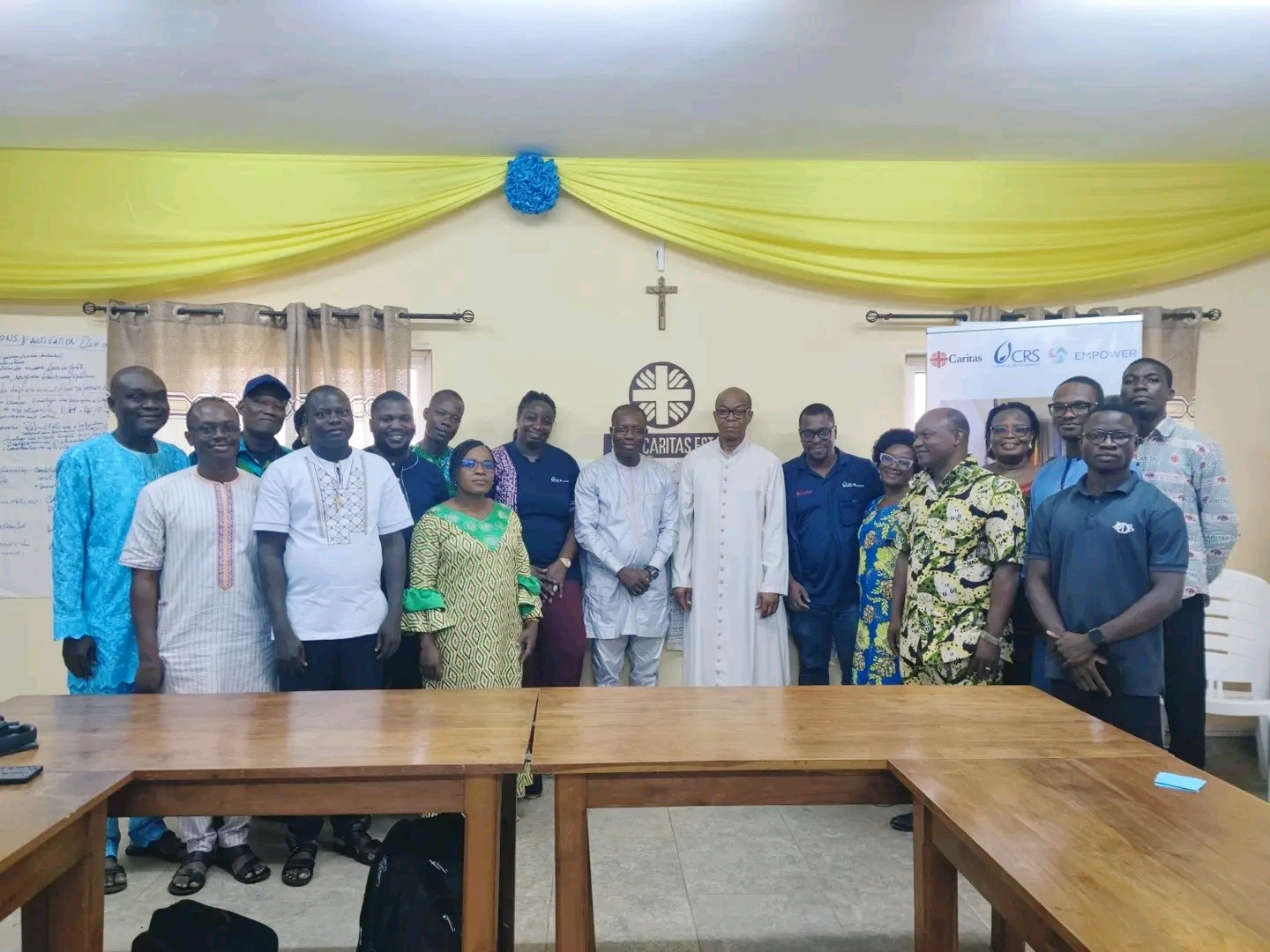 Le Réseau Caritas Bénin renforce les capacités de ses points focaux urgence afin d’améliorer l’efficacité de ses réponses aux crises humanitaires, avec l’appui de CRS