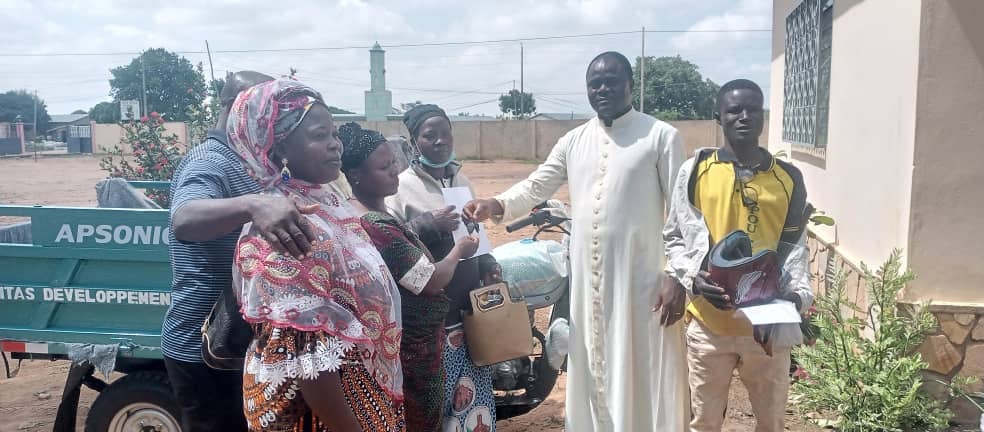 Caritas Djougou appui 6 groupements