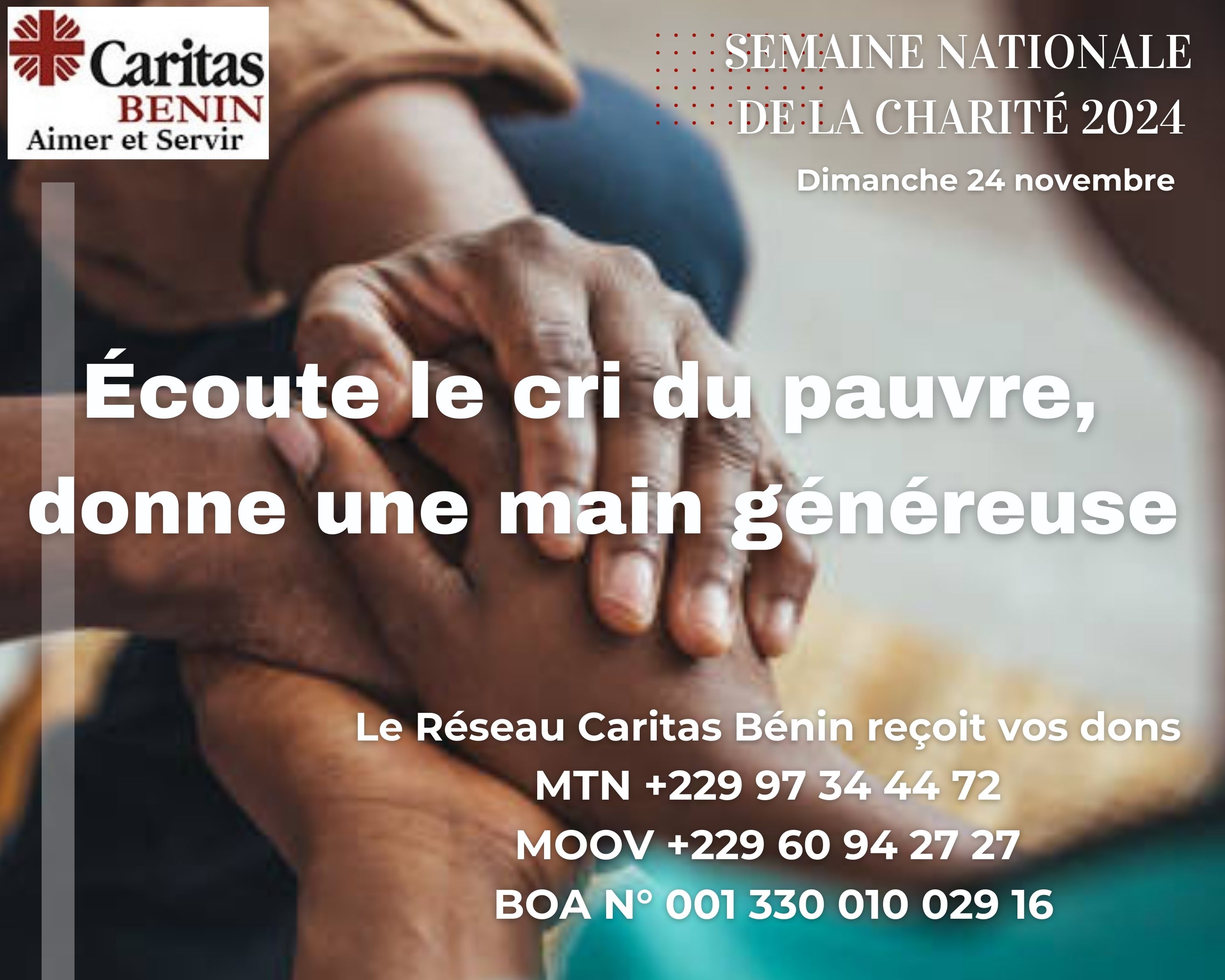 SEMAINE NATIONALE DE LA CHARITÉ 2024