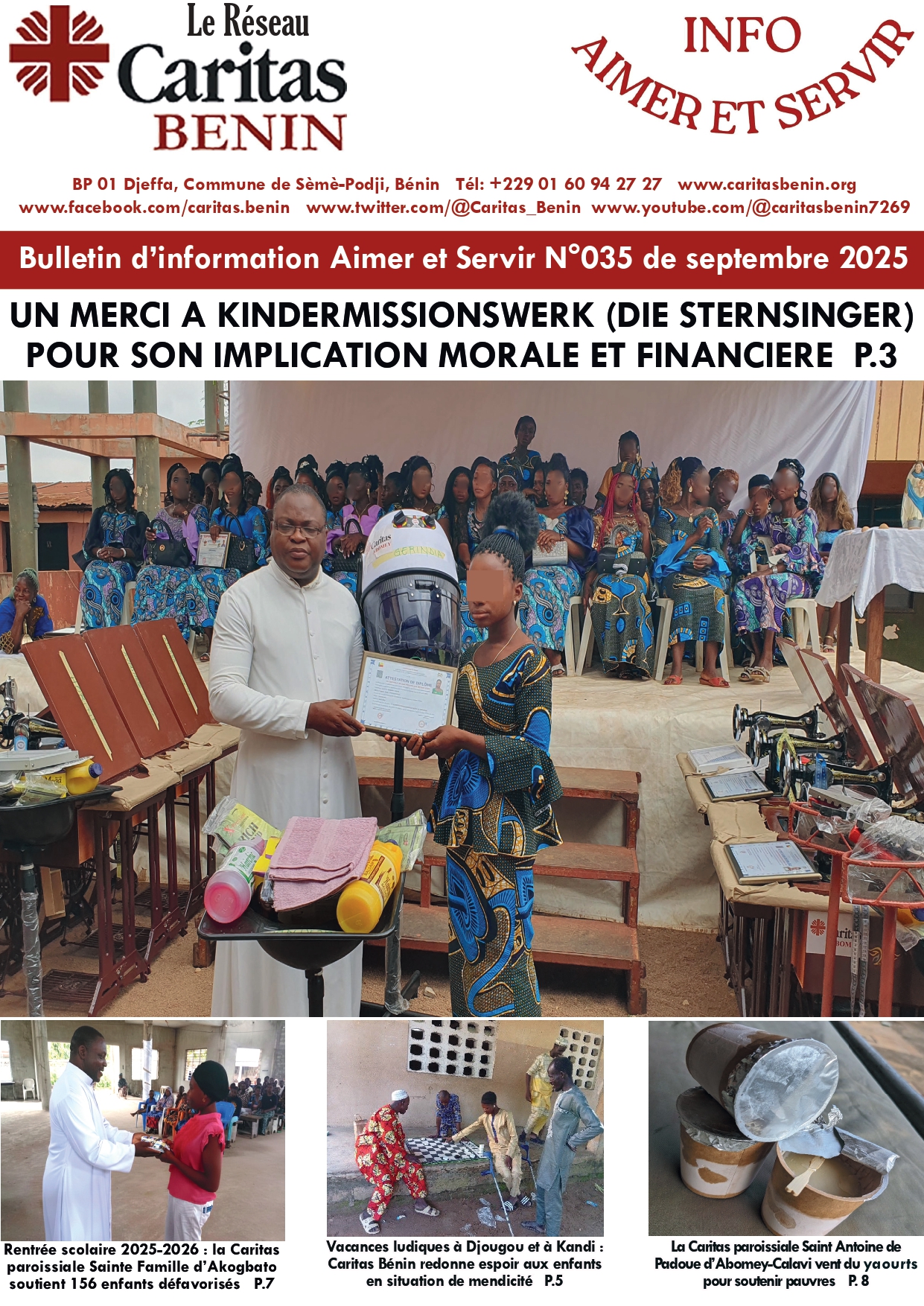 Découvrez le nouveau numéro du bulletin Aimer et Servir (N°35 – 3e trimestre 2025) !
