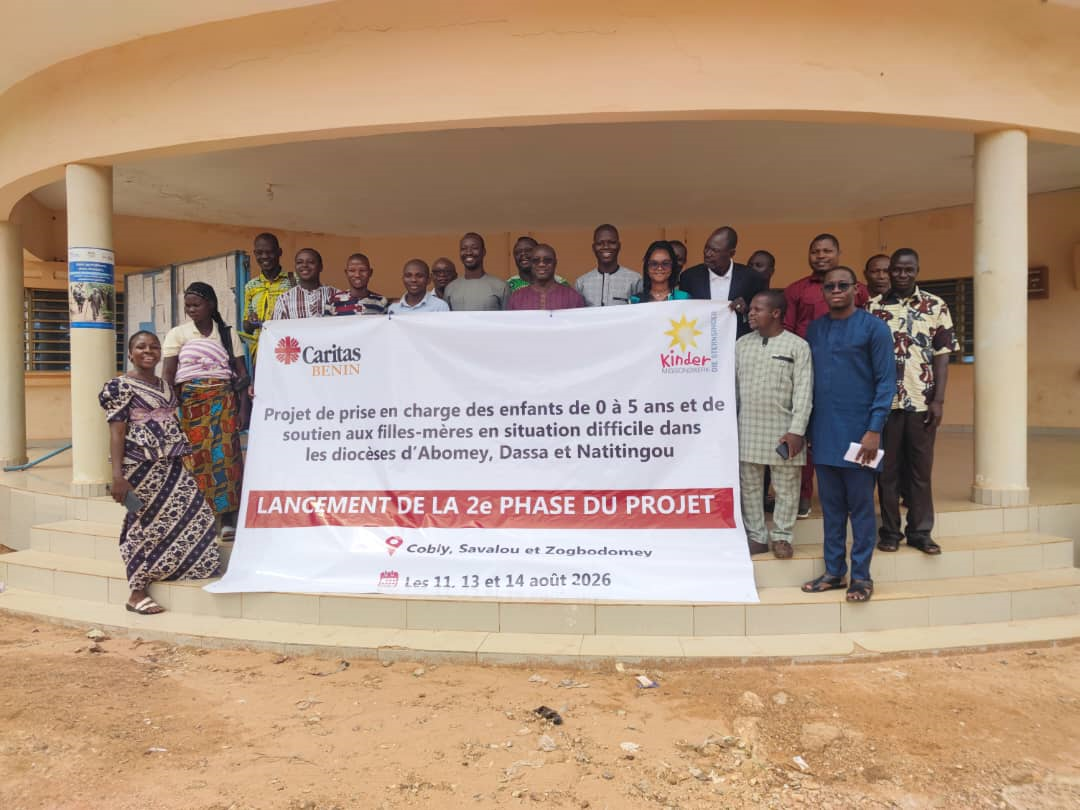 Caritas accompagne 150 filles-mères et
leurs enfants de 0 à 5 ans dans six communes