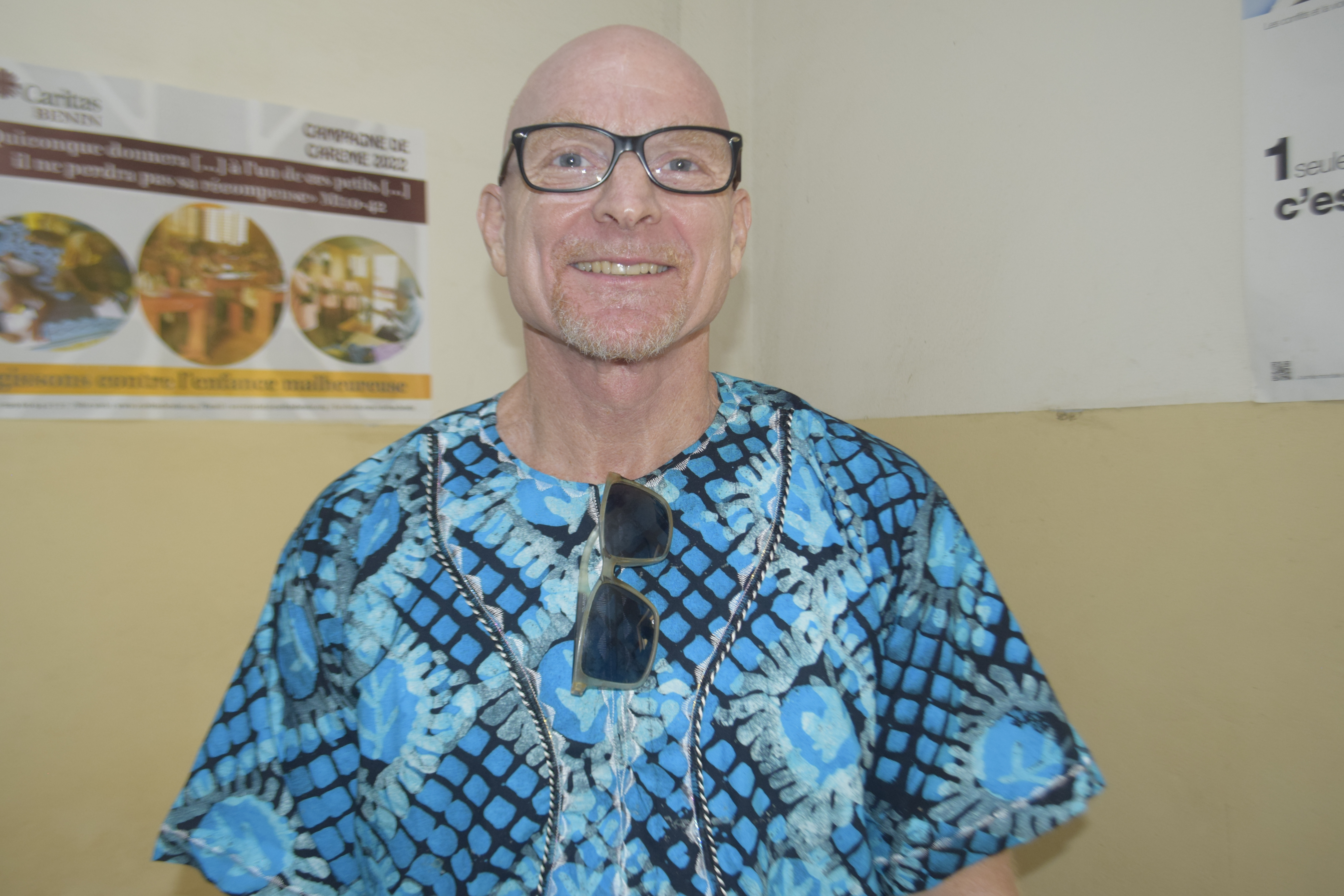 Le réseau Caritas Bénin témoigne sa gratitude à Sean GALLAGHER