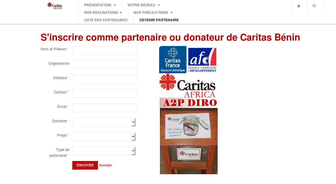 Gestion du Partenariat : Caritas Bénin innove