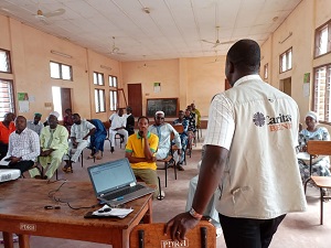 RENCONTRE TRIMESTRIELLE D’ÉCHANGE AVEC LES PARTIES PRENANTES DU PROJET ESM DANS LES DIOCÈSES DE KANDI ET DJOUGOU