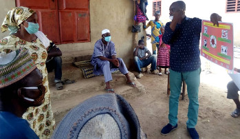 Sensibilisation des leaders religieux musulmans sur la loi contre la mendicité des enfants et les gestes barrières pour lutter contre la pandémie de coronavirus à Kandi