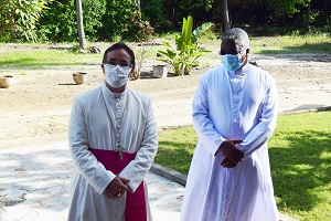 Le nonce apostolique visite caritas bénin