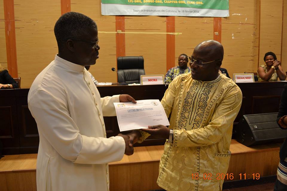 Le Gouvernement Béninois félicite Caritas Bénin