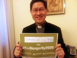 Le Cardinal Tagle a été élu Président de Caritas Internationalis