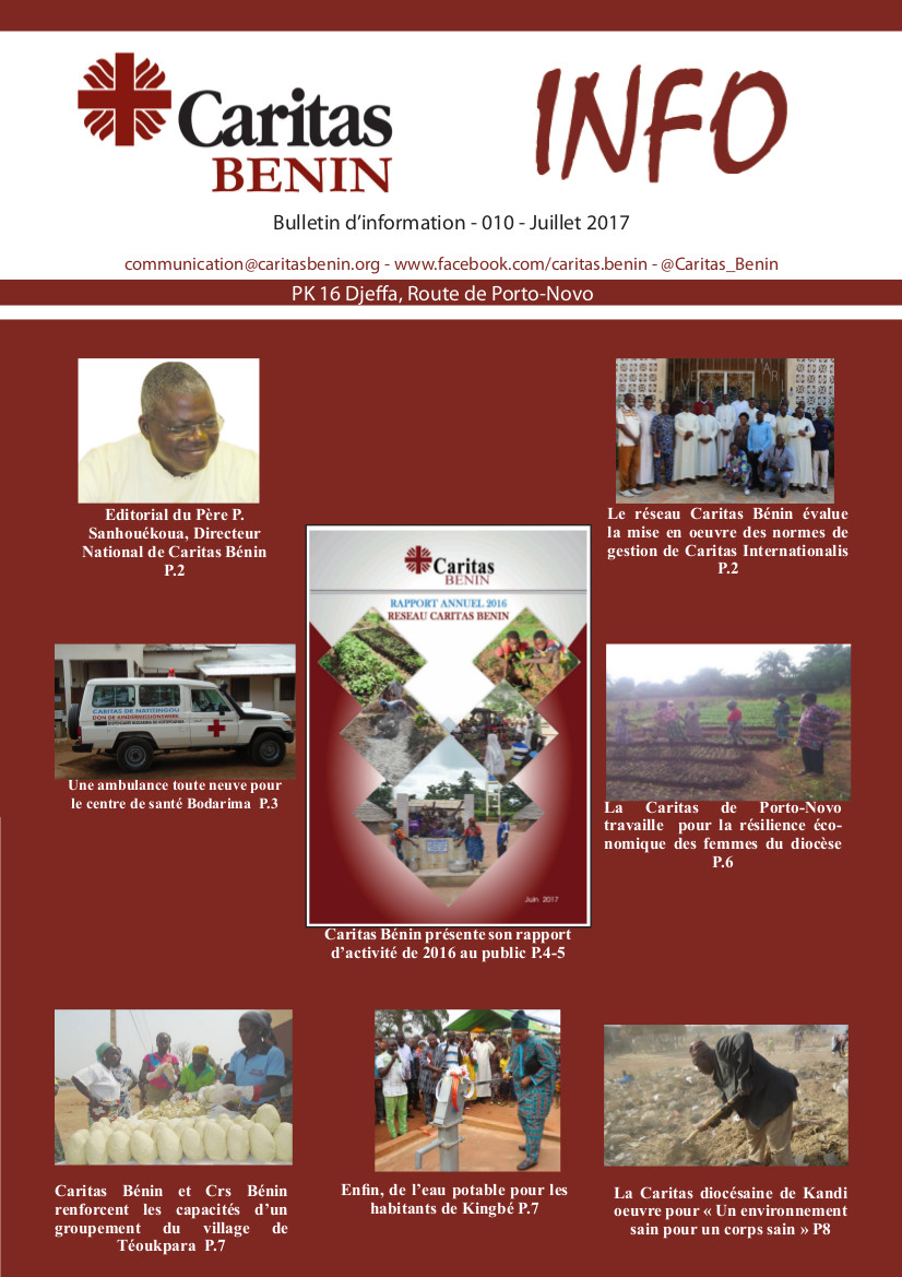 Bulletin d'information N° 10 de Caritas Bénin