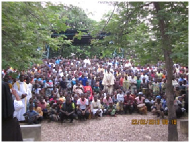 Pélérinage de l'enfance missionnaire à Natitingou